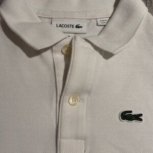 Lacoste Cream Polo Shirt